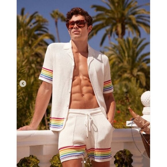 MR TURK by TRINA TURK Andros Sunglasses ~ Tortoise Brown Acetate Polarized NWT - Picture 3 of 16